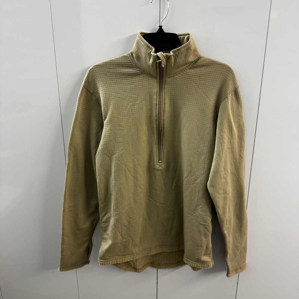 Peckham Polartec Gen III ECWCS L2 Grid Fleece Waffle Shirt Tan Small Regular